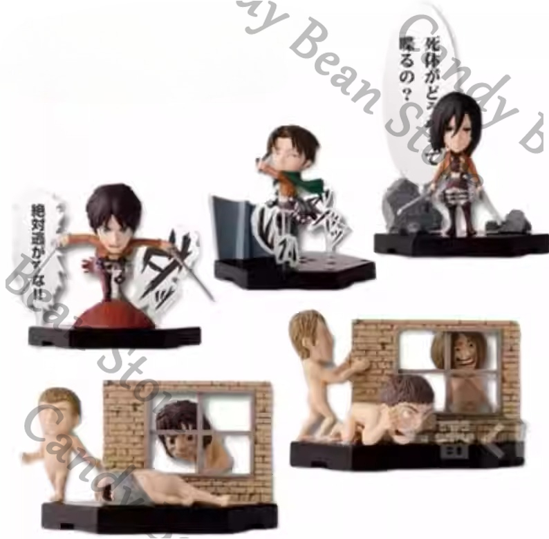 Model Kit Titanic - Figurka Anime Atak Tytanów Mikasa Ackerman,