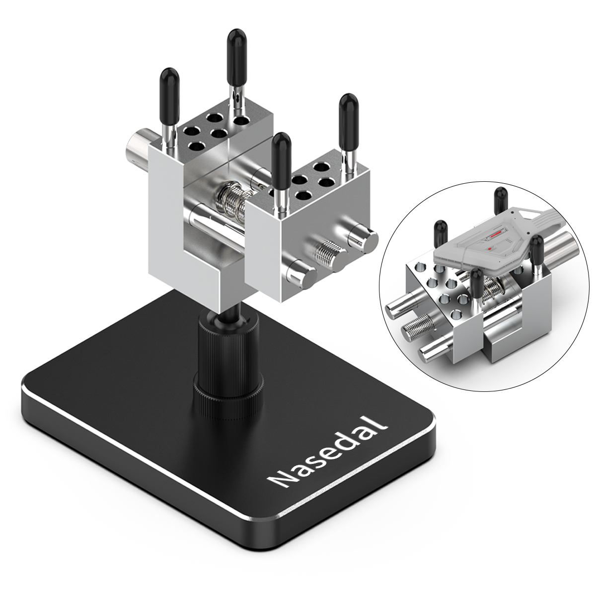 Model Kit Vise - Nasedal 2w1 Mini przenośne imadło stołowe