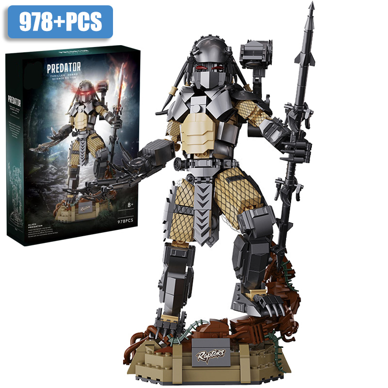 Model Kit Robocop - Kreatywne klocki MOC Predator Alien, figurki,