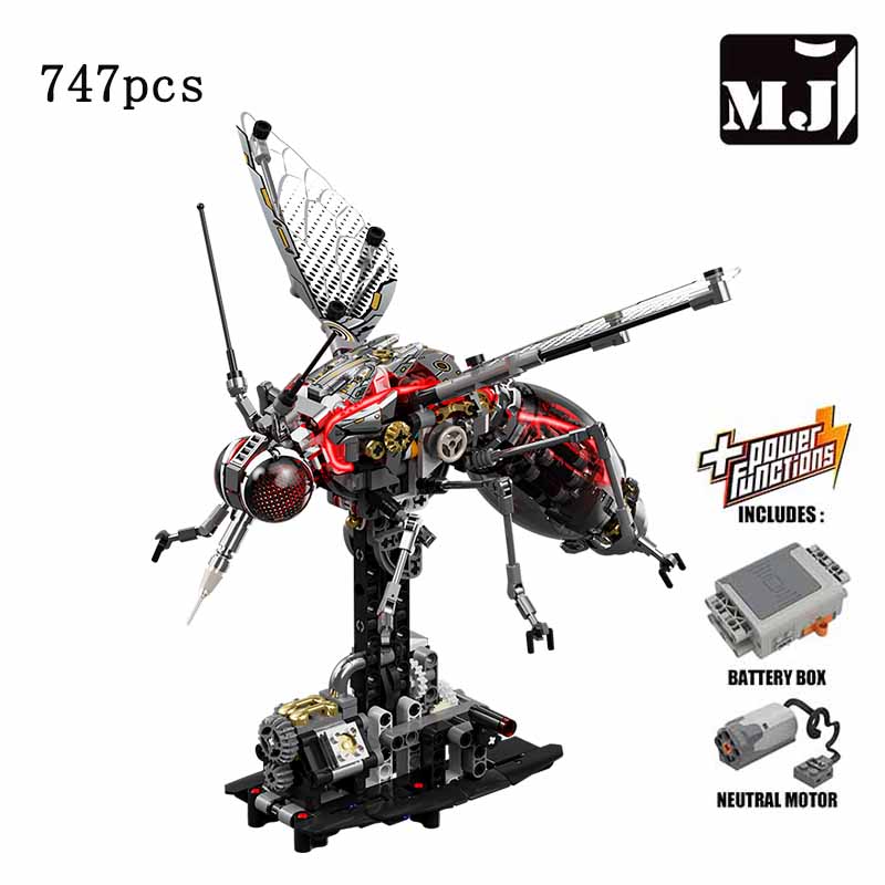 Model Kit Robocop - 747 elementów, mechaniczny model komara z