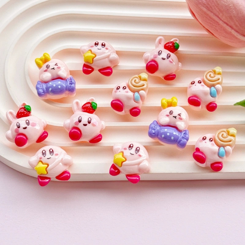 Model Kit Kirby - 7 szt./zestaw Urocze Mini Figurki Anime