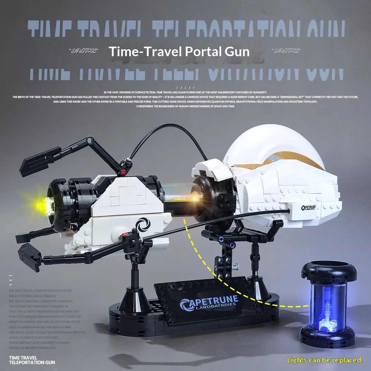 Model Kit Robocop - 667 ELEMENTÓW Kreatywny, zaawansowany technologicznie portal