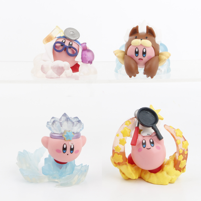 Model Kit Kirby - 4 szt./zestaw Dekoracje na tort Figurki