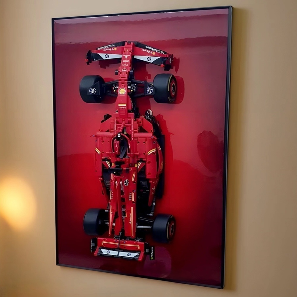 Model Kit Ferrari - Nowa tablica ekspozycyjna na Lego 42207