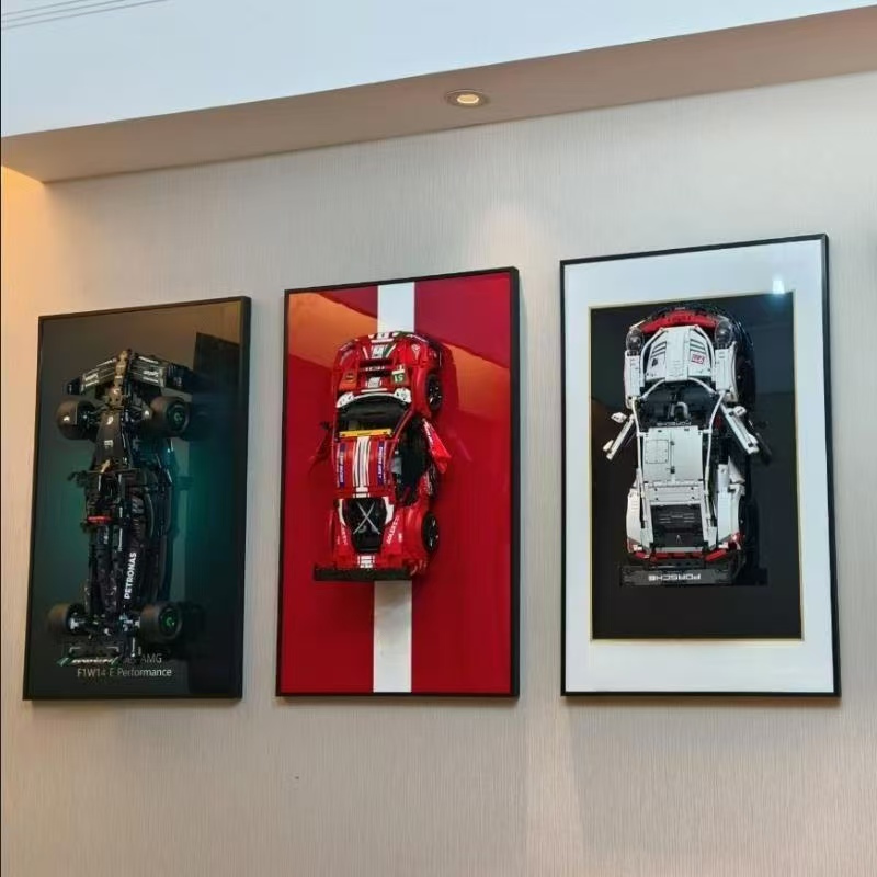 Półka ścienna na zestaw LEGO 4 – Model Kit Ferrari recenzja i cena