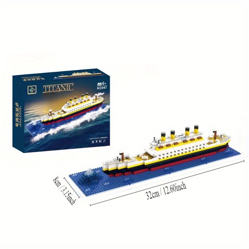 Titanic Micro klocki DIY zmont – Model Kit Titanic recenzja i cena