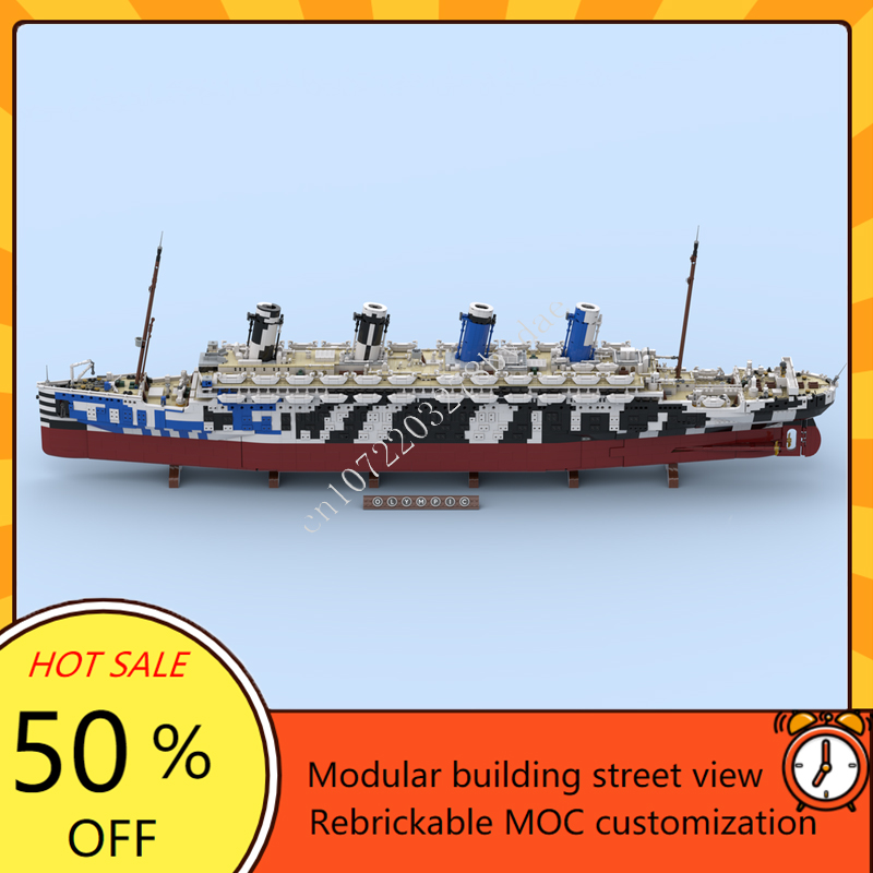 10615 ELEMENTÓW MOC HMT Olympu – Model Kit Titanic recenzja i cena