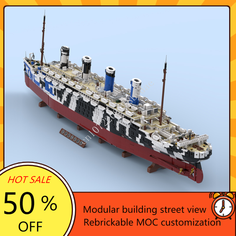 10615 ELEMENTÓW MOC HMT Olympu – Model Kit Titanic recenzja i cena
