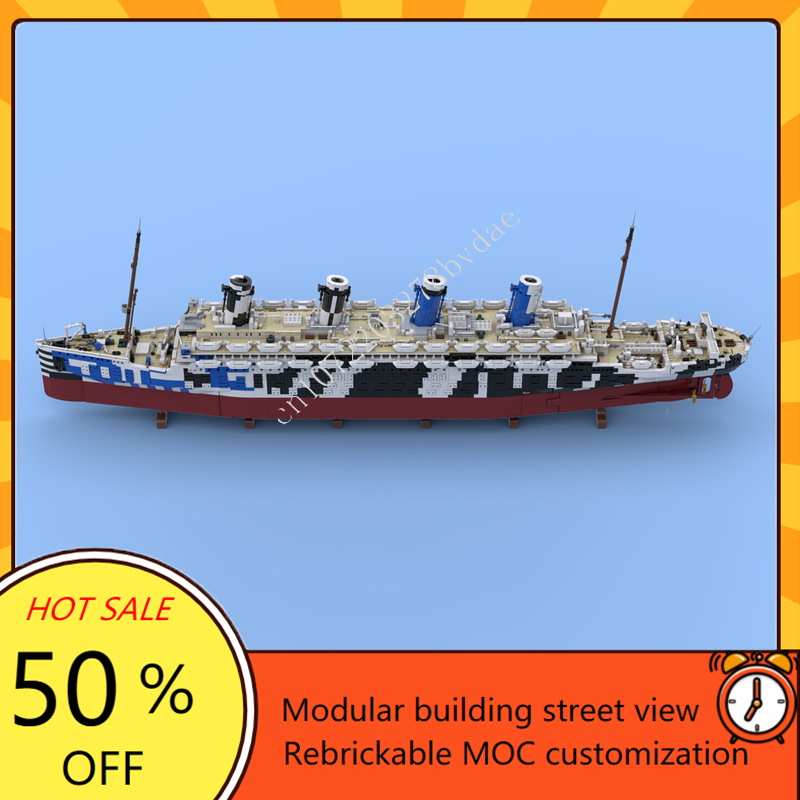 10615 ELEMENTÓW MOC HMT Olympu – Model Kit Titanic recenzja i cena