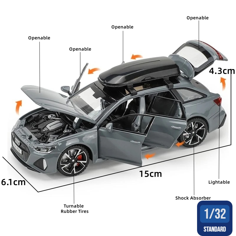 1/32 Audi RS6 Miniaturowy odle – Model Kit Ferrari recenzja i cena