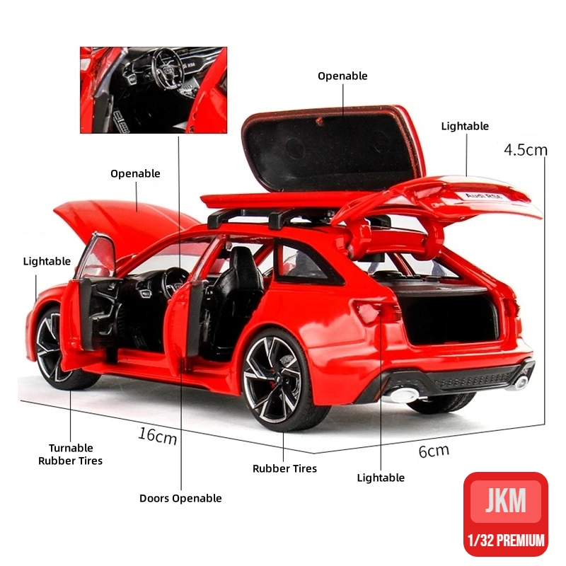1/32 Audi RS6 Miniaturowy odle – Model Kit Ferrari recenzja i cena