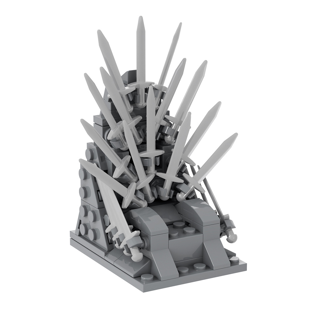 MOC żelazny tron miecz krzesło – Model Kit Iron Sickle recenzja i cena