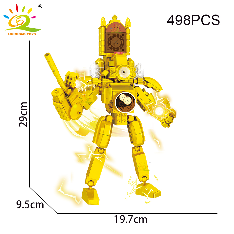 HUIQIBAO DIY Skibidi Toilet Ma – Model Kit Titanic recenzja i cena