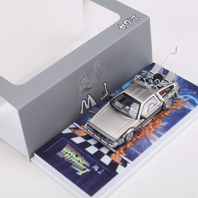 MJ 1:64 DeLorean DMC I II III  – Model Kit Ferrari recenzja i cena